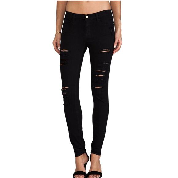 NEW ~ Frame ~ Denim Le Color Rip Jeans 27 - Picture 1 of 8